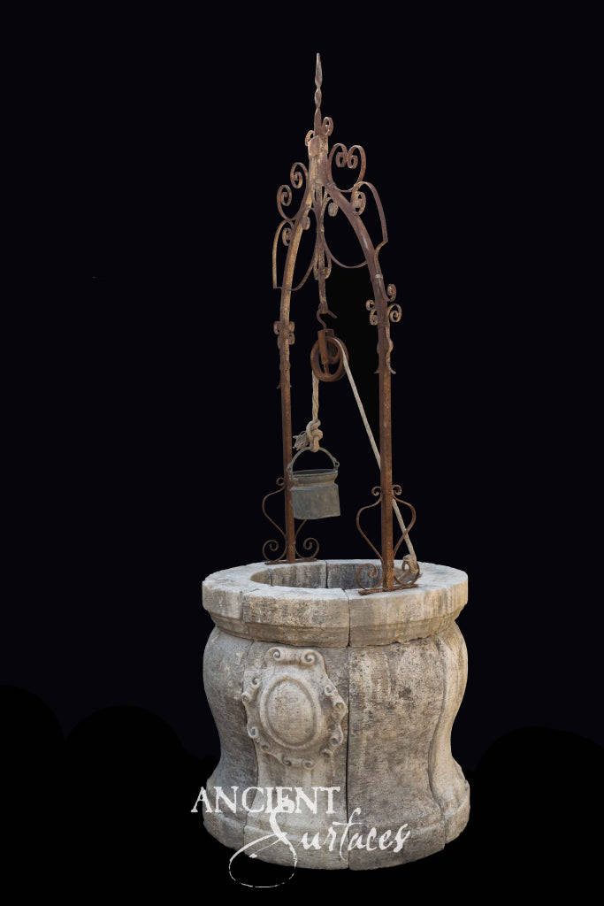 reclaimed_antique_limestone_garden_wells_hand_carved_architectural_stone_ironwork_ancient_surfaces