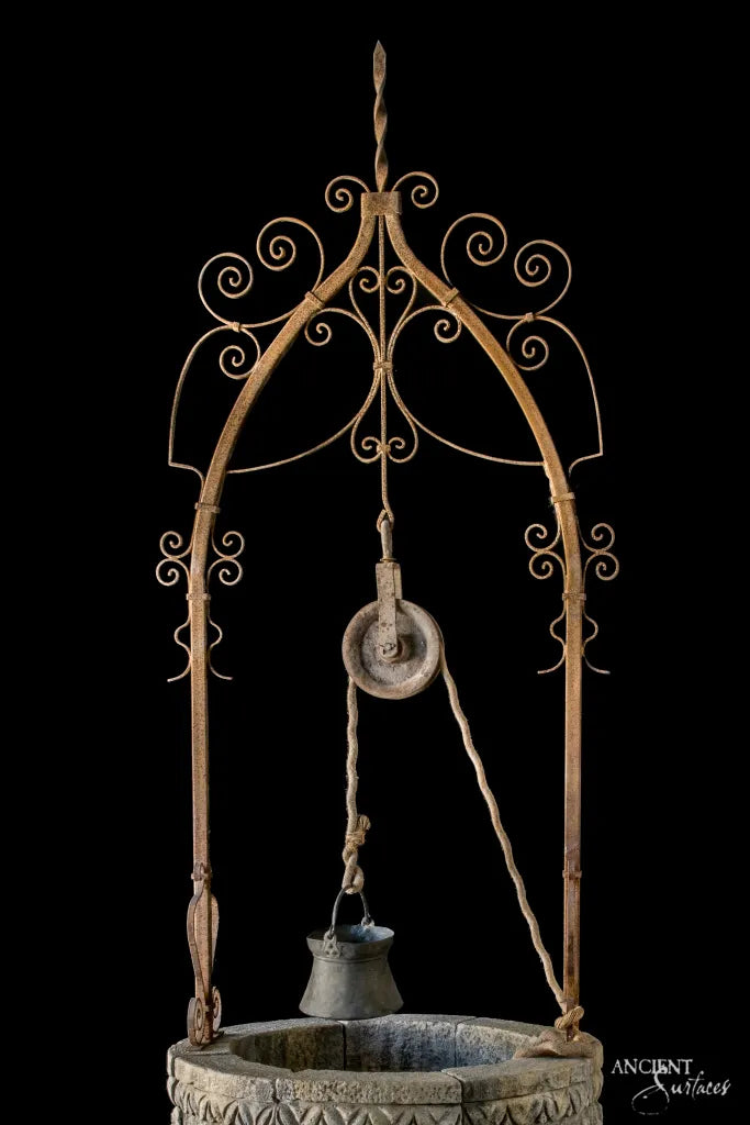 reclaimed_antique_limestone_garden_wells_hand_carved_architectural_stone_ironwork_ancient_surfaces