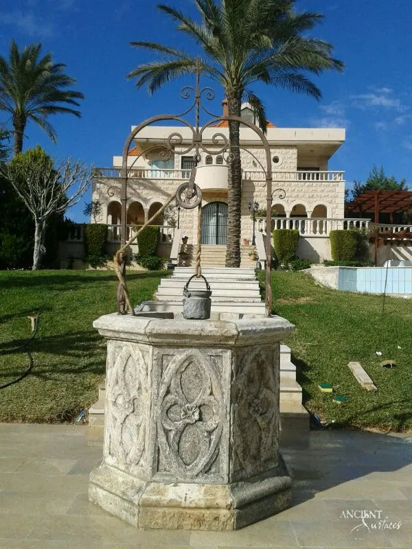 reclaimed_antique_limestone_garden_wells_hand_carved_architectural_stone_ironwork_ancient_surfaces