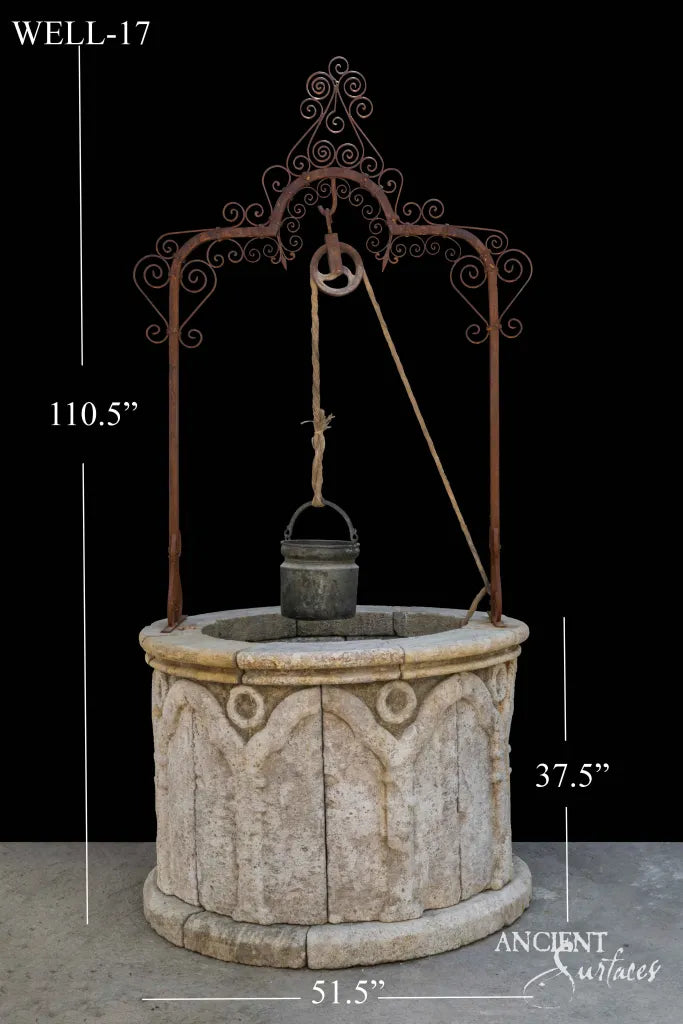 reclaimed_antique_limestone_garden_wells_hand_carved_architectural_stone_ironwork_ancient_surfaces