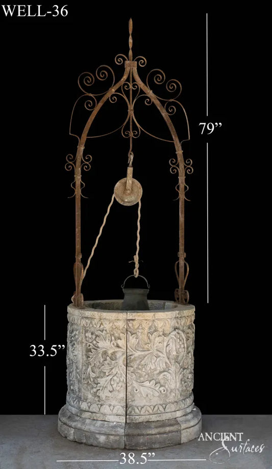 reclaimed_antique_limestone_garden_wells_hand_carved_architectural_stone_ironwork_ancient_surfaces
