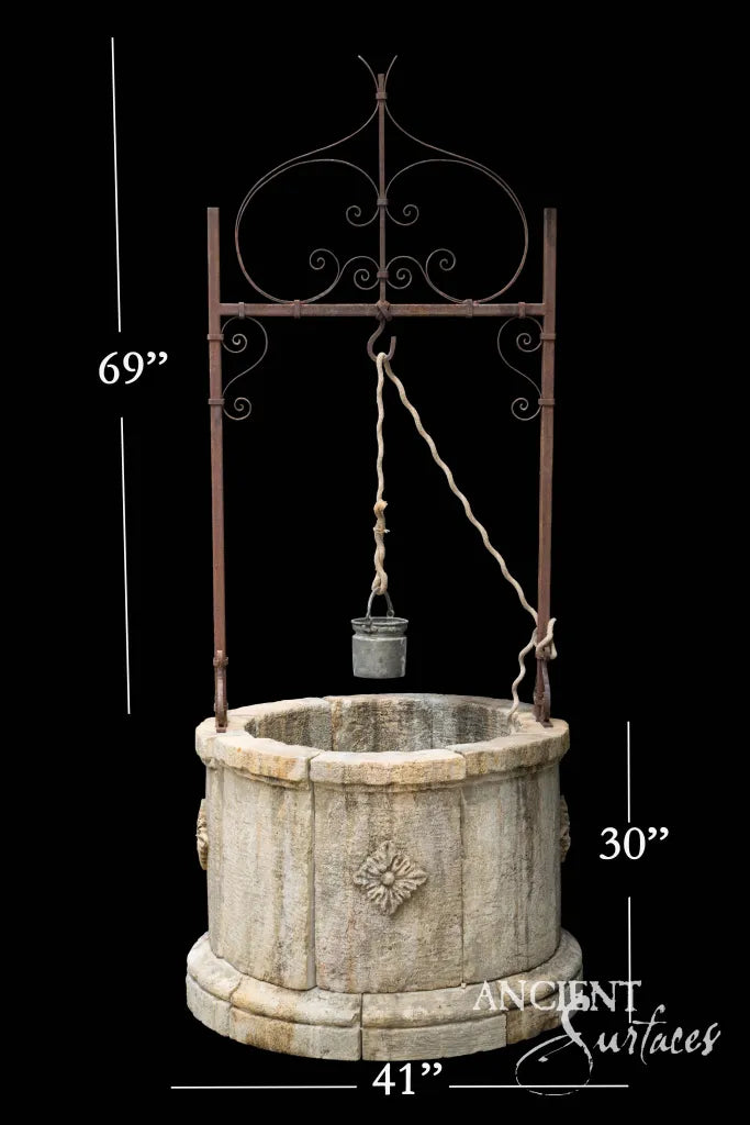 reclaimed_antique_limestone_garden_wells_hand_carved_architectural_stone_ironwork_ancient_surfaces
